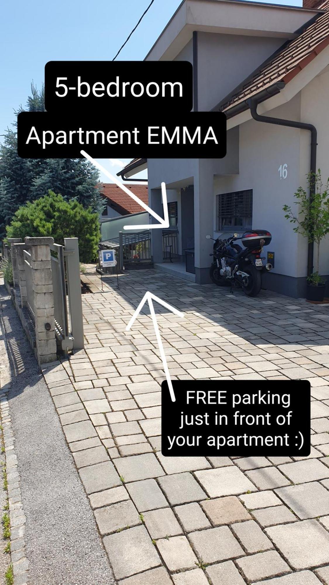 Apartment Emma Ljubljana - Free Parking, Ac, Wifi 외부 사진